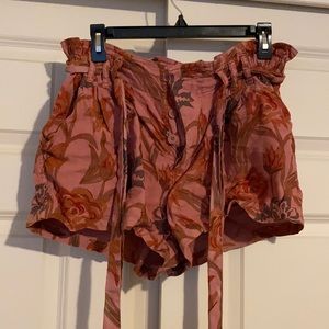 Free people high waisted shorts